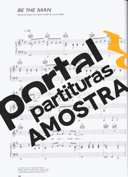 Céline Dion  partitura para Piano