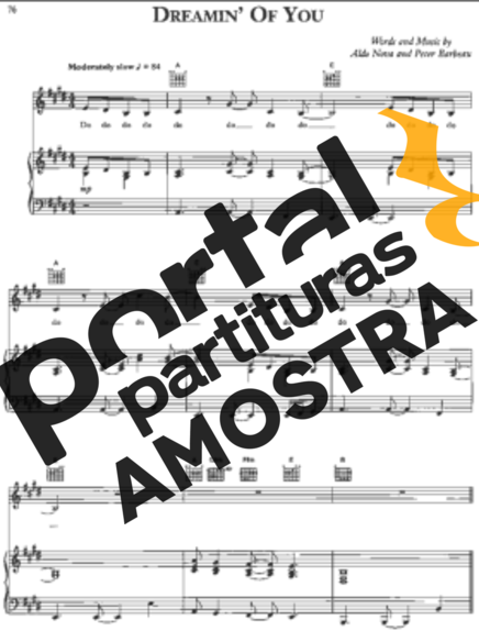 Céline Dion Dreamin Of You partitura para Piano