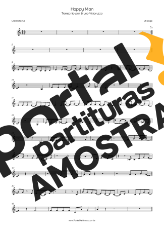 Chicago  partitura para Clarinete (C)