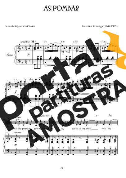 Chiquinha Gonzaga  partitura para Piano