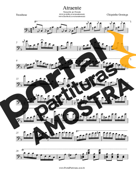 Chiquinha Gonzaga  partitura para Trombone