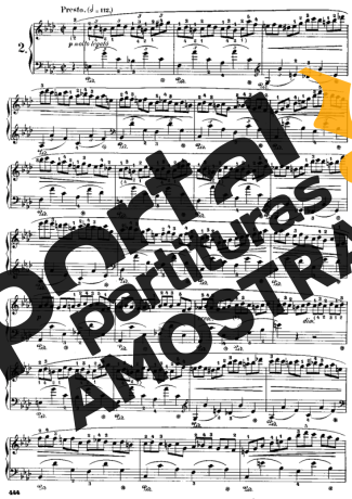 Chopin Étude 2 Op. 25 partitura para Piano