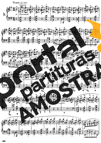 Chopin Étude 5 Op. 25 partitura para Piano