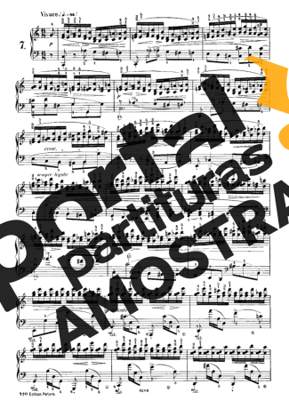 Chopin Étude 7 Op. 10 partitura para Piano