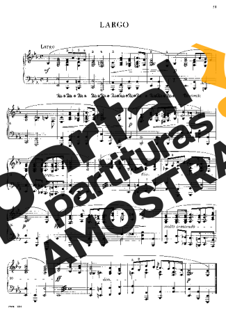 Chopin Largo In Eb Major B.109 partitura para Piano