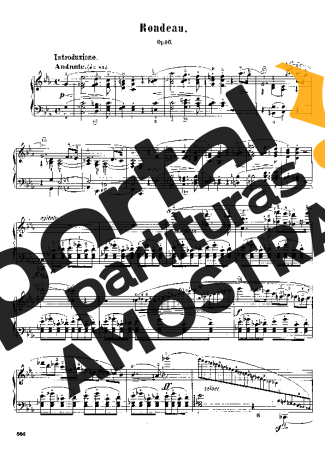 Chopin Rondo In Eb Major Op.16 partitura para Piano