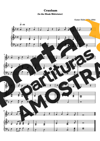 Christmas Songs (Temas Natalinos) Cranham partitura para Piano