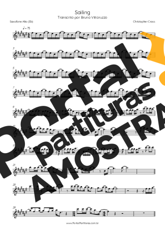 Christopher Cross  partitura para Saxofone Alto (Eb)