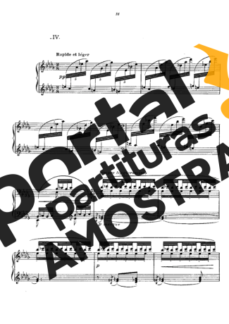 Claude Debussy Prelude IV Les Fées Sont D Exquises Danseuses partitura para Piano