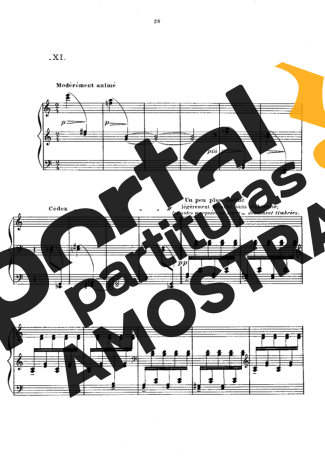 Claude Debussy Prelude XI Les Tierces Alternées partitura para Piano