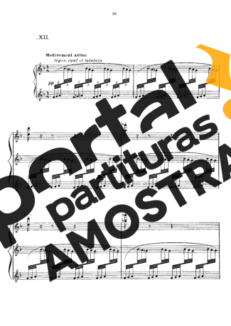 Claude Debussy Prelude XII Feux D Artifice partitura para Piano