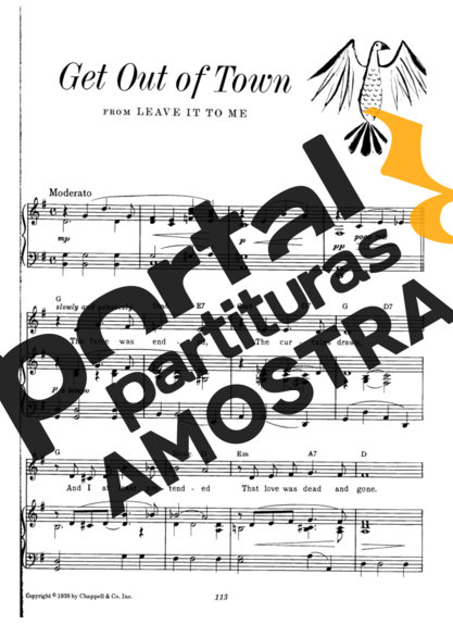 Cole Porter  partitura para Piano