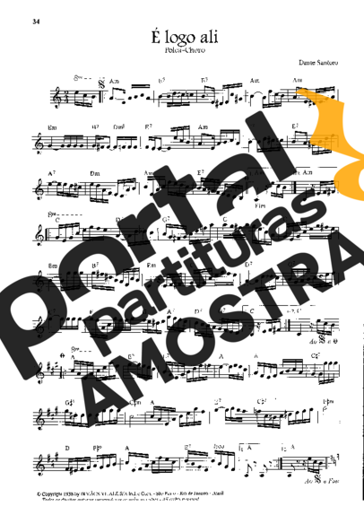 Dante Santoro É Logo Ali partitura para Violino