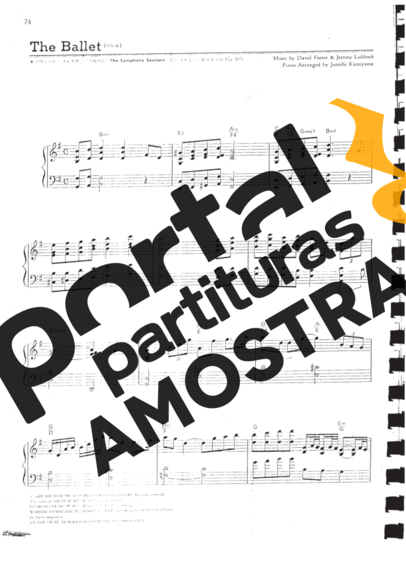 David Foster  partitura para Piano