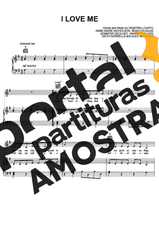 Demi Lovato I Love Me partitura para Piano