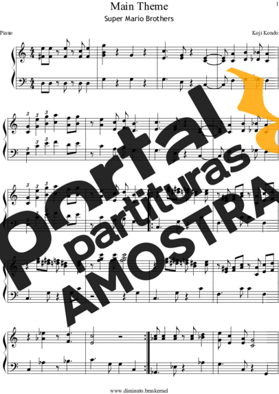 Desconhecido  partitura para Piano