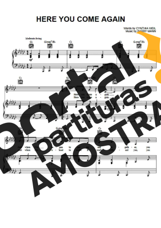 Dolly Parton  partitura para Piano