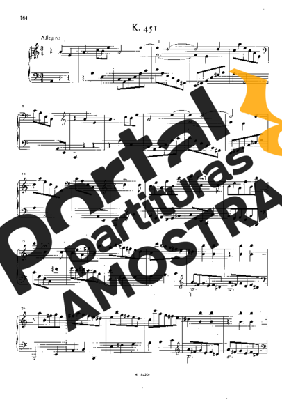 Domenico Scarlatti  partitura para Piano