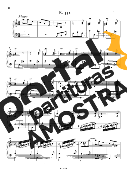 Domenico Scarlatti  partitura para Piano