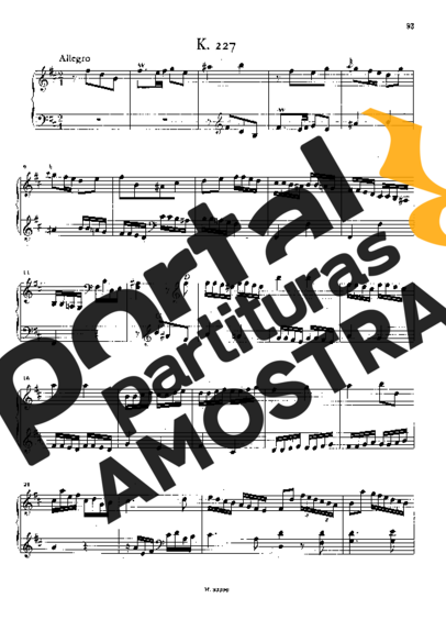 Domenico Scarlatti  partitura para Piano