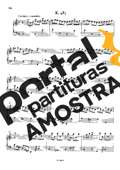 Domenico Scarlatti Keyboard Sonata In C Major K.485 partitura para Piano