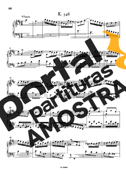 Domenico Scarlatti  partitura para Piano