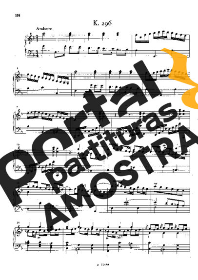 Domenico Scarlatti Keyboard Sonata In F Major K.296 partitura para Piano