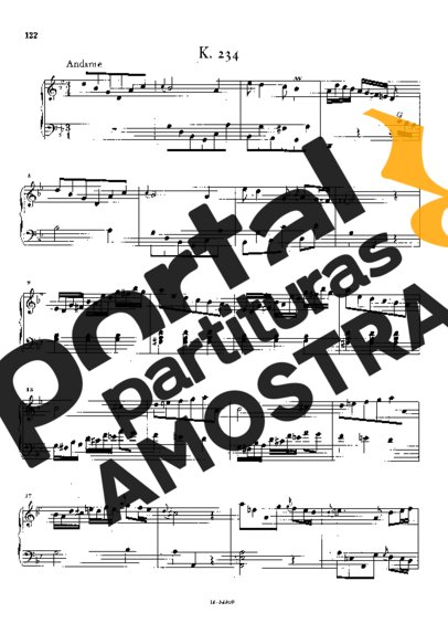 Domenico Scarlatti  partitura para Piano