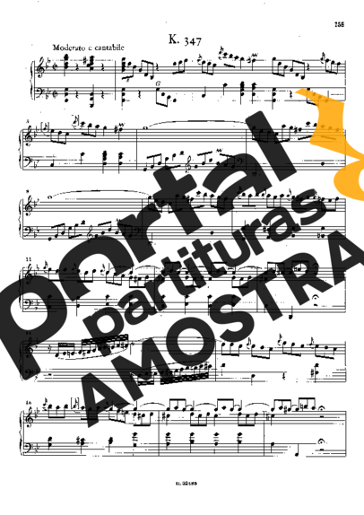 Domenico Scarlatti Keyboard Sonata In G Minor K.347 partitura para Piano