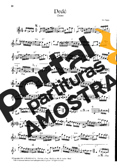 Domingos Pecci  partitura para Teclado