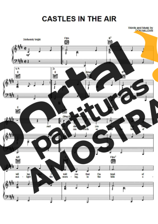 Don McLean  partitura para Piano