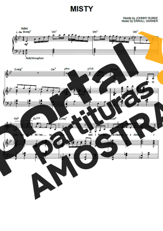 Ella Fitzgerald  partitura para Piano