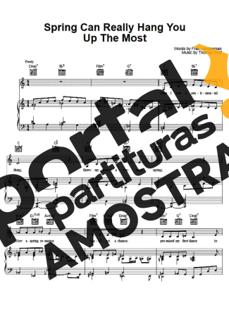 Ella Fitzgerald Spring Can Really Hang You Up The Most partitura para Piano