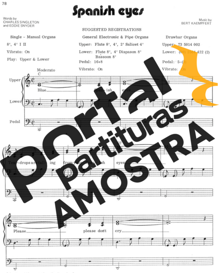 Elvis Presley  partitura para Piano