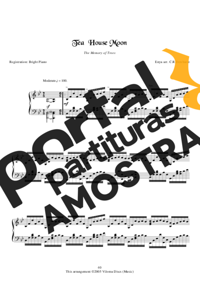 Enya  partitura para Piano