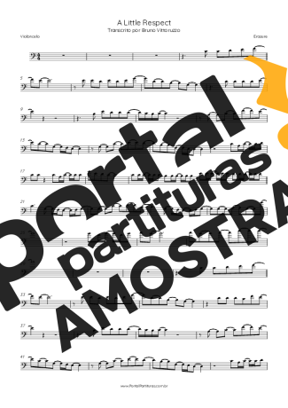 Erasure A Little Respect partitura para Violoncelo