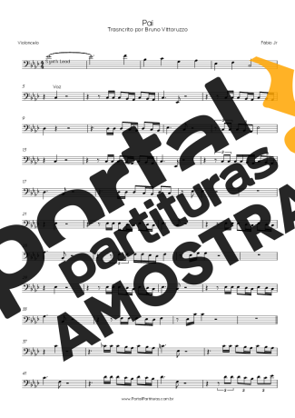 Fábio Jr.  partitura para Violoncelo