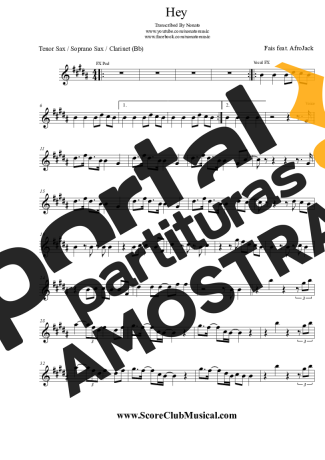 Fais  partitura para Clarinete (Bb)