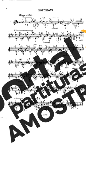 Fernando Sor  partitura para Violão