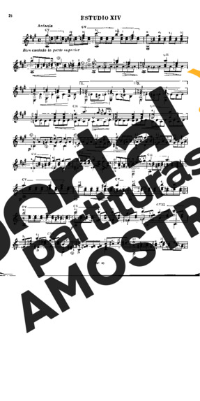 Fernando Sor  partitura para Violão