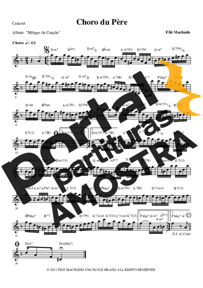 Filó Machado  partitura para Gaita