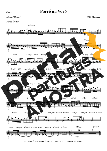 Filó Machado  partitura para Gaita