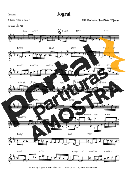 Filó Machado  partitura para Teclado