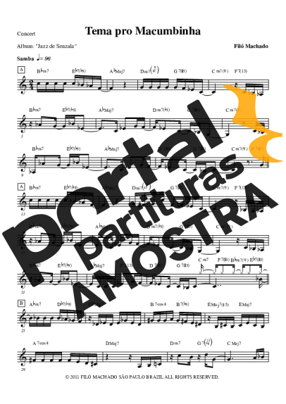 Filó Machado  partitura para Violino