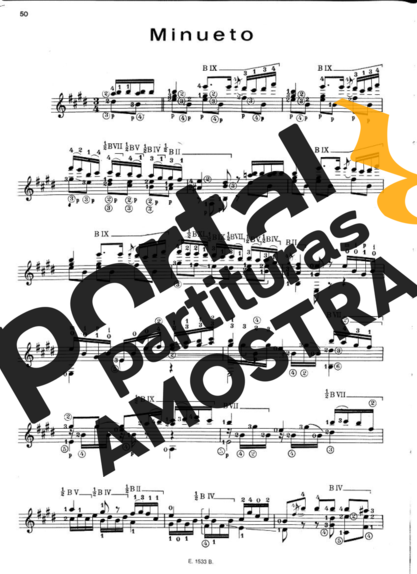 Francisco Tárrega  partitura para Violão