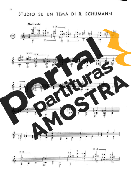 Francisco Tárrega  partitura para Violão