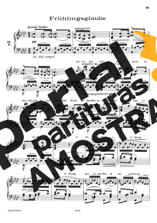 Franz Liszt 12 Lieder Von Franz Schubert Nº07 S.558 partitura para Piano