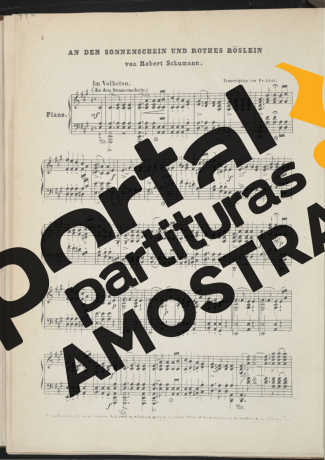 Franz Liszt 2 Lieder Von Robert Schumann S.567 partitura para Piano