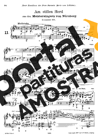 Franz Liszt Am Stillen Herd S.448 partitura para Piano