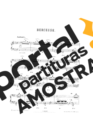 Franz Liszt Berceuse S.174 partitura para Piano